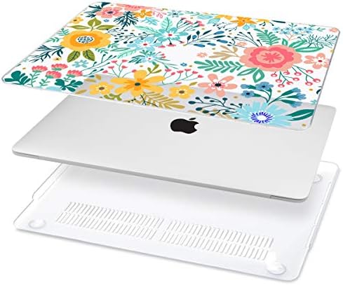 2020 MacBook Pro 13 inç için TwoL Kılıf, Plastik Sert Kabuk Kılıf Kapak ve Silikon Klavye Cilt ve Ekran Koruyucu Uyumlu Yeni