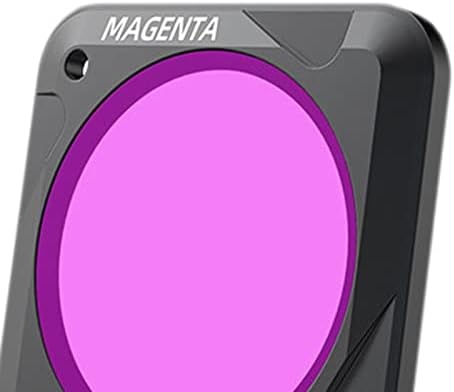 Homyl Spor Kamera Dalış Lens Filtre Manyetik Su Geçirmez Eylem 2-mash up 8 Parça için 1 Set