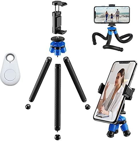 Telefon tripodu Esnek Ayrılabilir Bacaklar DİDAİNT Kamera Standı Tutucu 12.6 inç Kablosuz Uzaktan Kumanda ile, Evrensel Klip