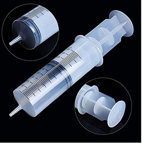 Şırınga Büyük Şırınga Boru 500 ML Plastik Şırınga Tüp Dönüştürücü Kapaklı Sıvı Yağ Tutkal Aplikatör Deneyleri Endüstriyel Kullanım