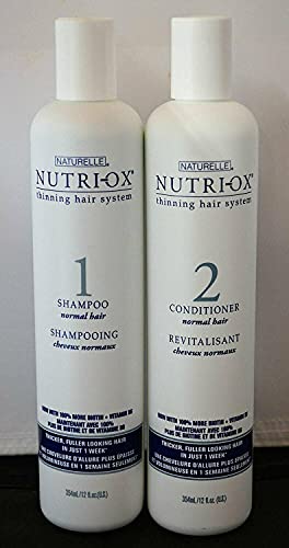 Normal Saçlar için Nutri Ox Şampuan ve Saç Kremi (12 Ons)