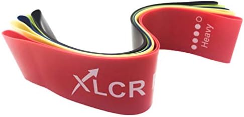 XLCR Fitness Direnç Döngü Egzersiz Bantları-5 Set-Yoga, Ev Fitness, Germe, Gücü Eğitim, Fizik Tedavi, Egzersiz Bantları, Pilates