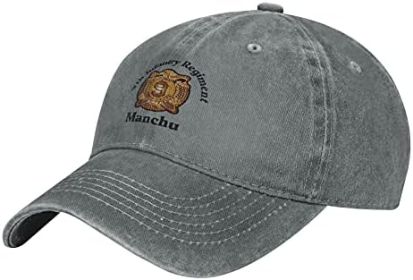 9 piyade Alayı-Mançu Unisex Yetişkin Denim Şapka kovboy şapkası Baba Şapka Sürücü Kap