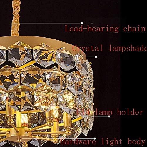Işık Lamba Amerikan Basit yatak odası kristal ışık restoran aydınlatma Postmodern ışık kristal avize rahat Hyococ