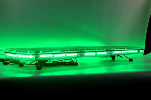 88 W 120 CM LED yanıp sönen ışık Bar Strobe uyarı lambası acil araç için 12 V 24 V (Yeşil)