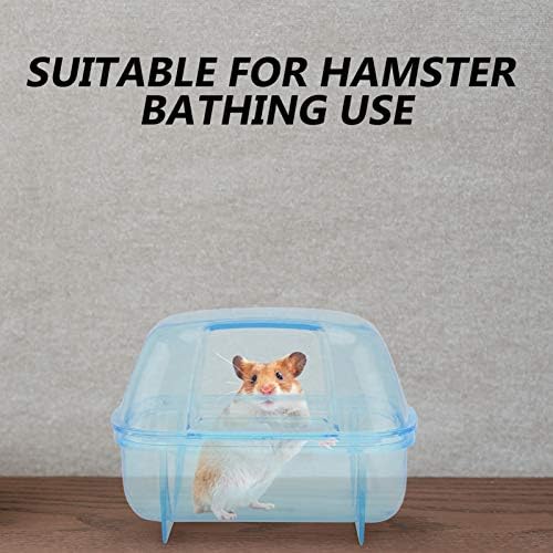 POPETPOP Hamster Banyo Ev Plastik Chinchilla Banyo Sauna Tuvalet Küçük Hayvan Kum Odası Sıçan Hideout Yuva Mağara Kafes Kulübe