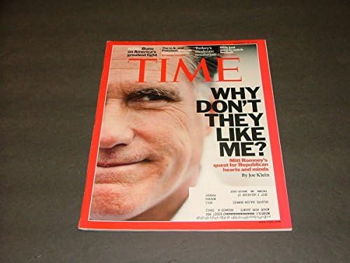 Time Dergisi 12 Aralık 2011 Mitt Romney: Neden Benden Hoşlanmıyorlar? (Waa Waa)
