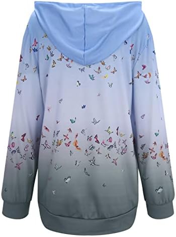 Kadınlar için hafif Zip Up Hoodies, Rahat Hoodie Kazak Ceket Ovrsized Bahar Uzun Kollu Ince Katı / Çiçek