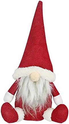 PEİPENG Noel Santa Gnome Peluş Bebek, Yetişkinler Çocuklar için El Yapımı Meçhul Santa Bebek, Noel Tatili Bebek