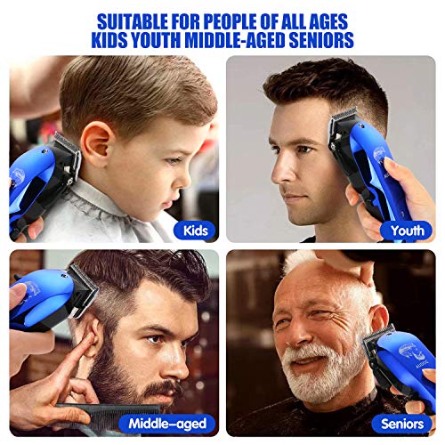 Profesyonel Akülü Saç Kesme Erkekler ıçin Saç Kesimleri Kitleri Set Şarj Edilebilir Pro Erkek Saç Sakal Düzeltici Stilistler