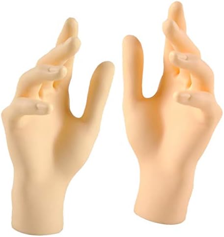 Baosity Bir Çift Kadın Eller Manken Kadın Ekran Plastik Modeli, Ten Rengi, sol ve Sağ Eller