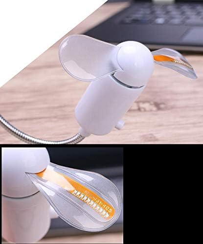 Bonwete Taşınabilir Yaratıcı Mini Yılan Şekilli USB Fan Kelime Fan Dizüstü Ofis Okul Bilgisayar için, 9x3 cm