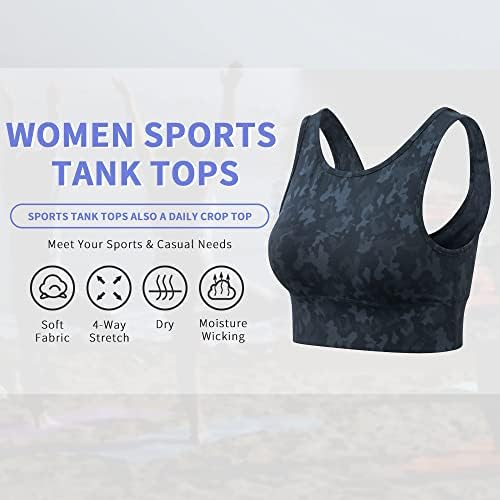 Egzersiz Kırpma Tankı Üstleri Kadınlar ıçin Katı Konfor Kolsuz Gömlek ıçin Rahat Spor Spor Yoga Geri Dönüşümlü Nervürlü Tops