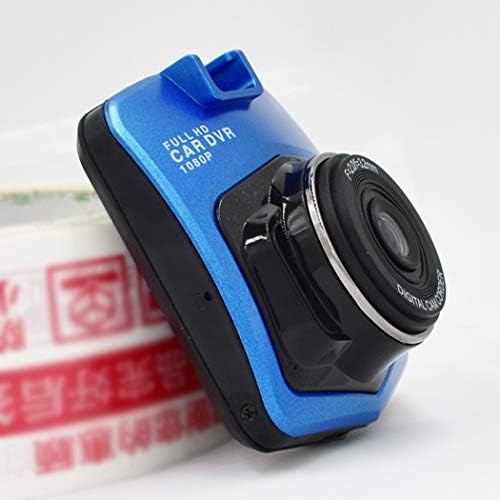 Mini Araba 1080 P Gece Görüş Dash Kamera Araba DVR 172 Derece Geniş Açı Sürüş Kaydedici ın-Visor Video (Mavi)