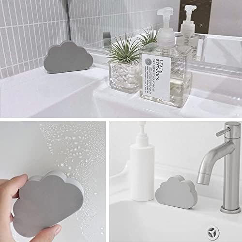 Süper Emici Sünger blok, PVA Su Silecek Bulutlar Sünger Scrubber Temizlik için Banyo Lavabo Ölçeği, Duş Ayna Cam Temizleyici