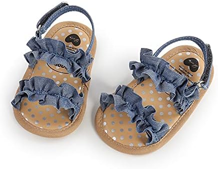 Bebek Erkek Kız Sandalet Yaz Bebek Yenidoğan Elbise Flats Ayakkabı Yumuşak Beşik Ayakkabı plaj sandaletleri Ilk Yürüyüşe Prewalker