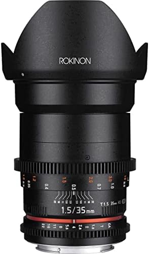 Micro Four Thirds için Rokinon Cine DS Lens Kiti, 24mm T1.5 Lens, 35mm T1.5 Lens, 50mm T1.5 Lens, 85mm T1.5 Lens, Temizleme