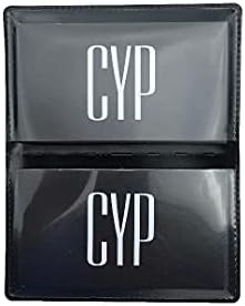 CYP-Kartvizit Sahipleri-2,5 x 4 - Ehliyet-Kredi Kartları-Metro Geçiş Kartı-Kimlik Kartı Sahibi-2 Paket Siyah