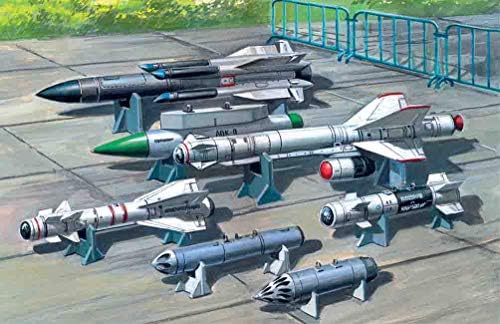 ICM 1/72 Ölçekli Sovyet Havadan Yüzeye Uçak Silahlanma (X-29T, X-31P, X-59M Füzeleri, B-13L, B-8M1 Roket konteynerler, KAB