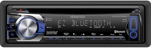 Kenwood KDC-BT652U 1-DIN In-Dash CD/MP3/WMA Bluetooth, Pandora Kontrolü ve USB iPod Kontrolü ile Araç Stereo Alıcısı