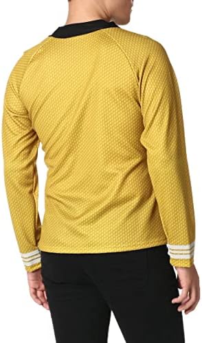 Rubie'nin Kostüm Star Trek Altın Yıldız Filo Üniforma Gömlek Kostüm