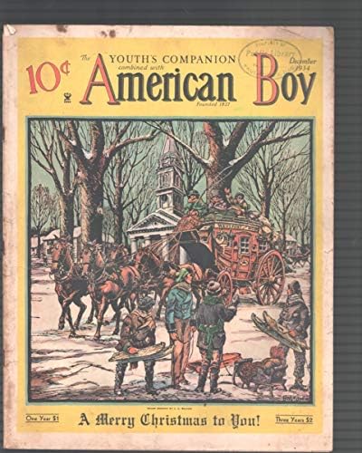 Amerikalı Çocuk-12/1934-L. L. Balcom Kapağı-Carl H. Claudy-Pulp Fiction- / VG