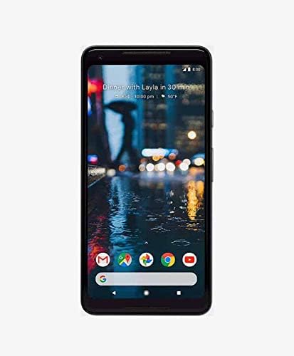 Google Pixel 2 XL 128GB-4G LTE GSM Fabrika Kilidi, Google Sürümü-Uluslararası Model-Siyah