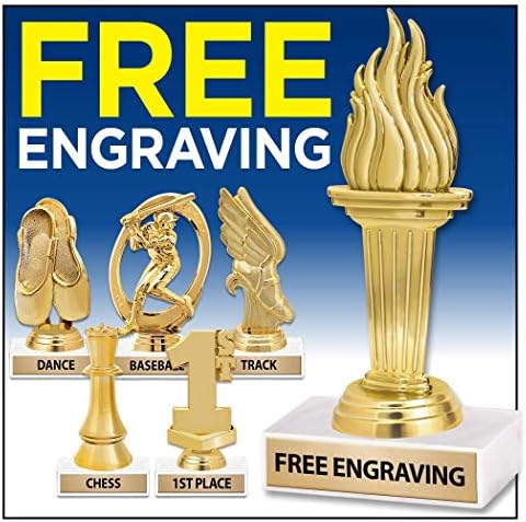 6 Altın Yıldız Amigo Kupaları-Özelleştirilmiş Cheer Glitz Trophy Ödülleri Prime