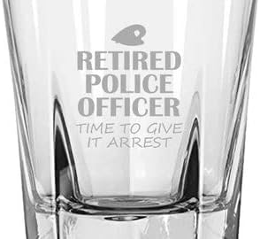 Emekli Polis Memuruna Hediye, Emekli Polis Taş Kadehi, Polis Memuruna Emeklilik Hediyesi, Tutuklama Zamanı, Viski Bardağı