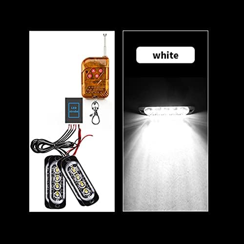 Led ışıkları LED Strobe ışıkları acil durum ışıkları uzaktan kumanda ile Araba Van kamyon araçlar için flaş ışığı Yüzeye monte
