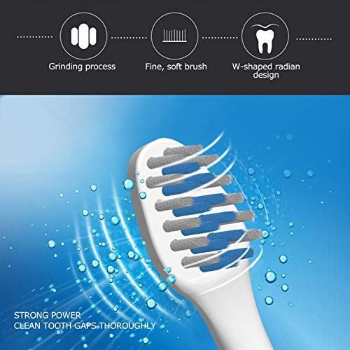 Garosa Elektrikli Diş Fırçası, tam Otomatik Diş Fırçası Su Geçirmez Yetişkin Ultrasonik Fırçalama Titreşimli Yumuşak Şarj Edilebilir