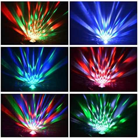Sahne aydınlatma 1 adet güneş enerjisi LED projektör ışık renkli disko sahne ışık açık bahçe çim Noel partisi ışık (renk: Renkli)