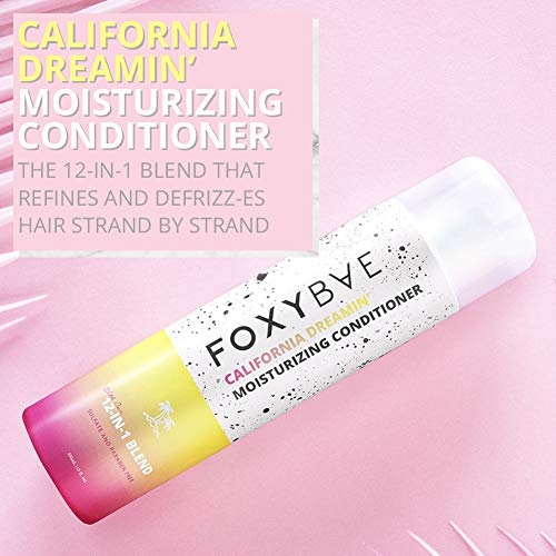 Foxybae California Dreaming Nemlendirici Saç Kremi / Güçlü, İpeksi Saçlar için 12'si 1 Arada Karışım Saç Onarım Kremi-Nem ve