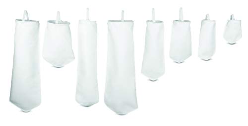Rosedale Ürünleri A. Ş. PE-3-P4S Polyester Keçe Filtre Torbası, 4 x 12, Beyaz (50'li Paket)
