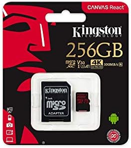 Profesyonel microSDXC 256GB, SanFlash ve Kingston tarafından Doğrulanmış LG Q StylusCard Custom için çalışır. (80 MB / sn)